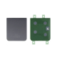 Tapa trasera gris Samsug Galaxy Z Flip4 (F721B) Service Pack GH82-29298A