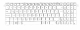 Teclado español (latino) blanco con marco 348 MM G73 K35D GS6606735KBD