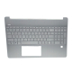 Cover upper (carcasa superior) plata + teclado español HP 15s-eq L63578-071 