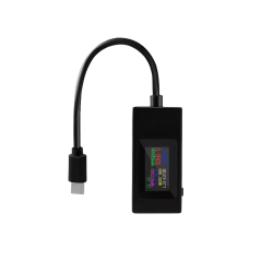 Voltímetro test corriente voltaje USB-C 