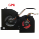 Ventilador gráfica (dual) MSI GS65 MS-16Q1 MS-16Q2 MS-16Q3 16Q2-GPU-CW