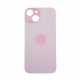 Tapa trasera rosa iPhone 15 - orificio de cámara grande para fácil instalación EASY INSTALL