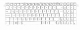 Teclado español (latino) blanco con marco 348 MM G73 K35D GS6606735KBD