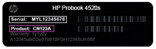 Cómo buscar una pieza para HP Probook 4520s